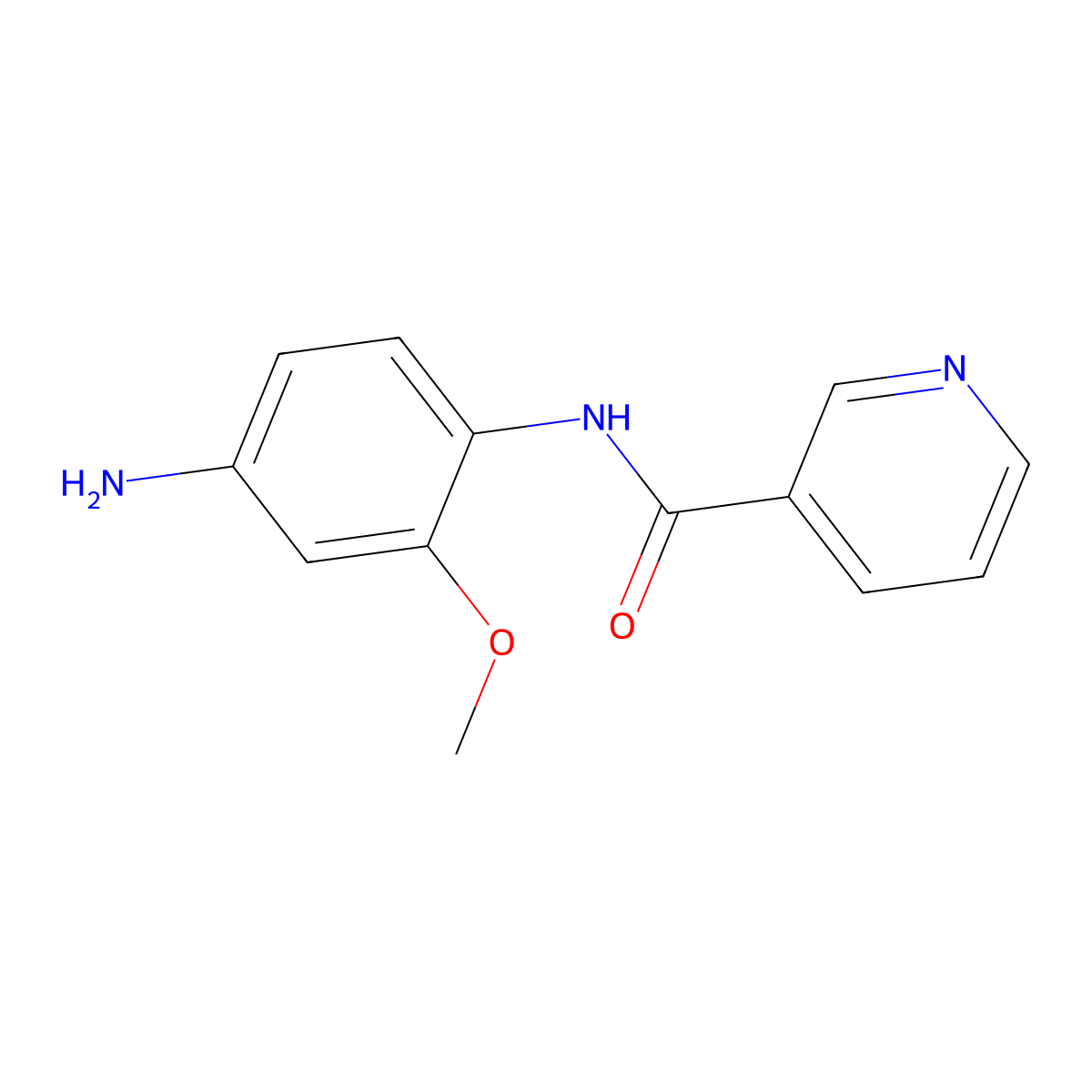N-(4-Amino-2-methoxyphenyl)-3-pyridinecarboxamide molecular structure, CAS 552814-16-1