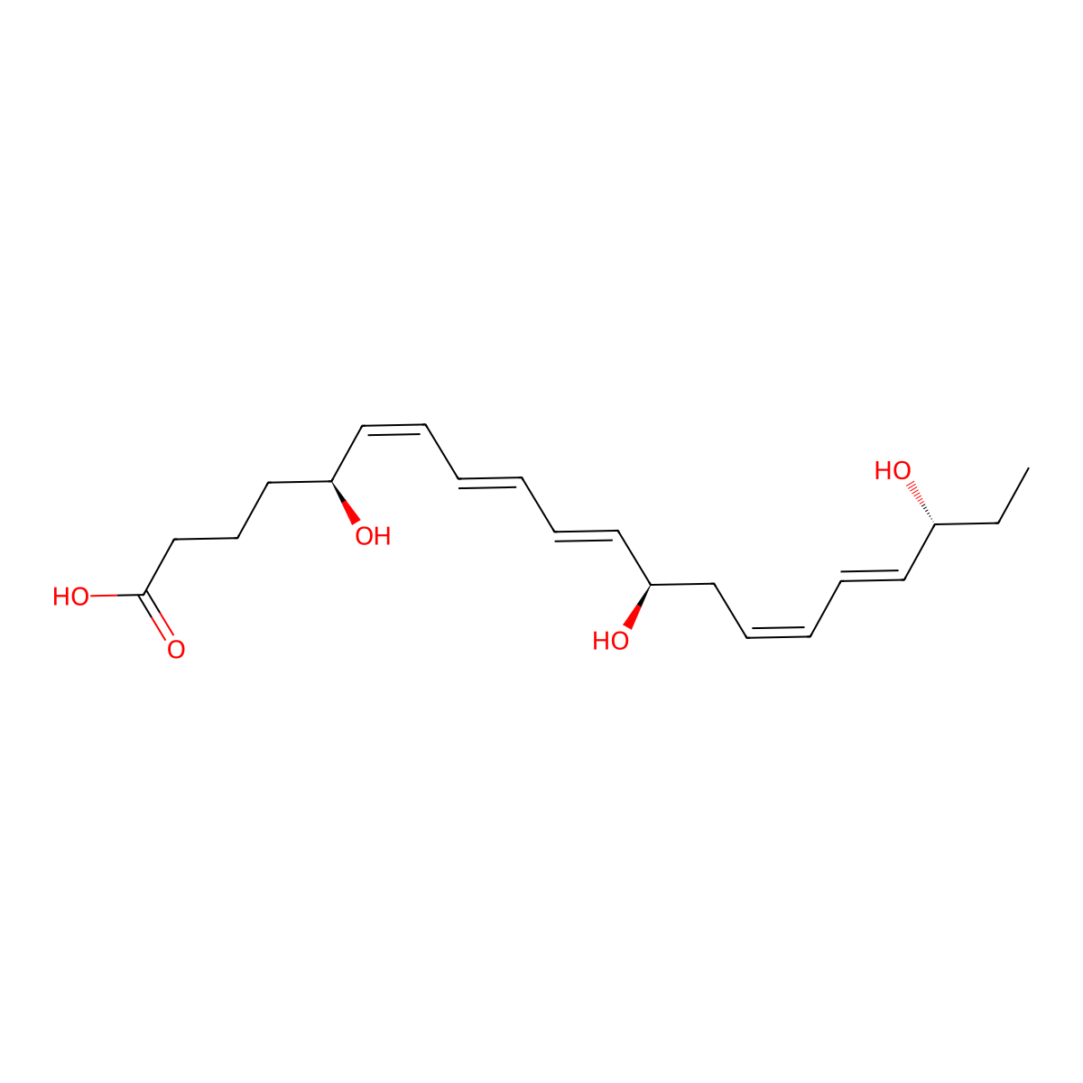 Resolvin E1 molecular structure, CAS 552830-51-0