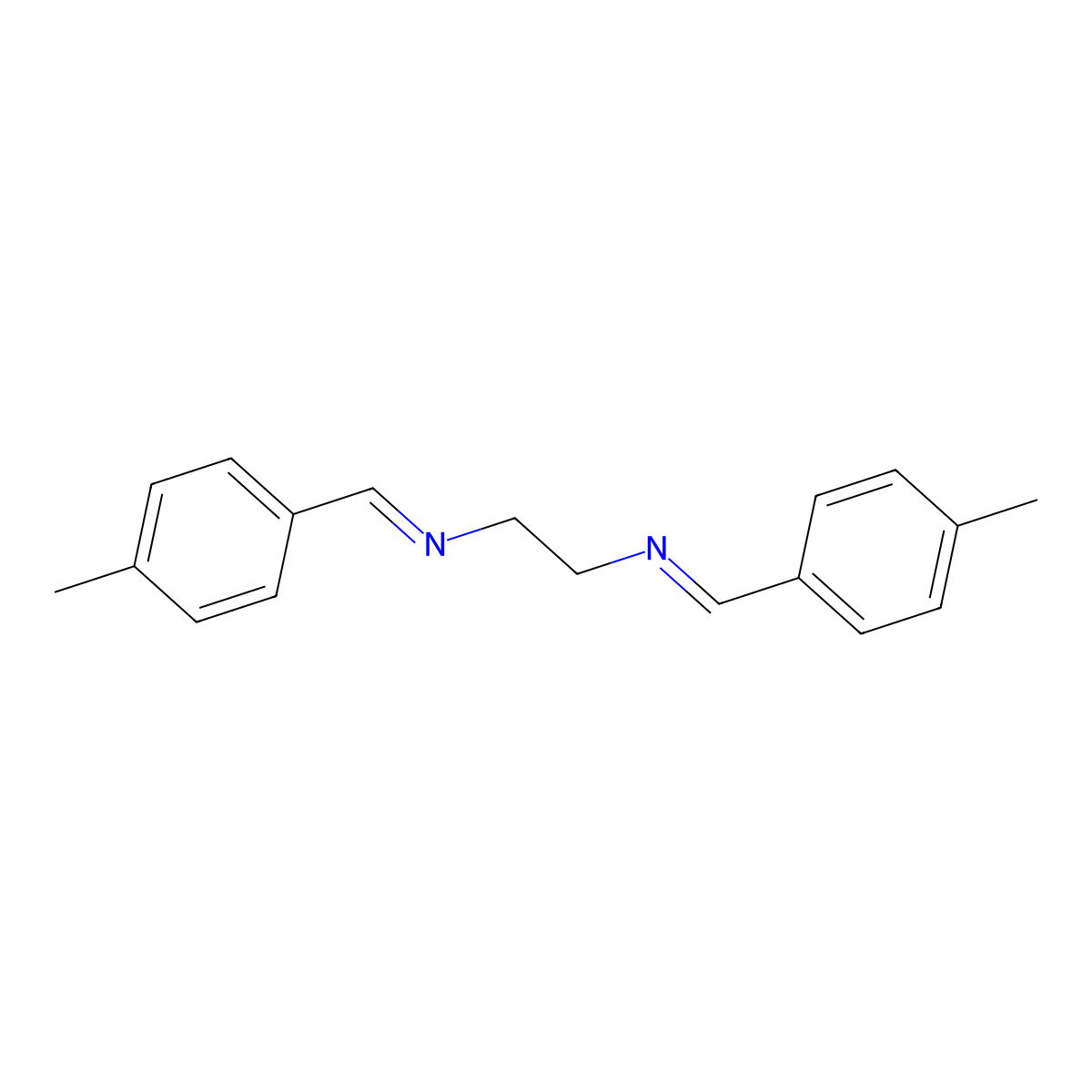N1,N2-Bis((4-methylphenyl)methylene)-1,2-ethanediamine molecular structure, CAS 552859-12-8