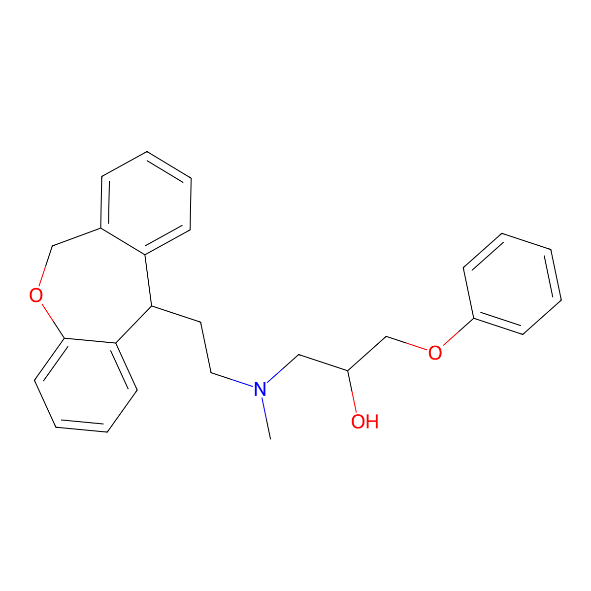Doxaminol molecular structure, CAS 55286-56-1