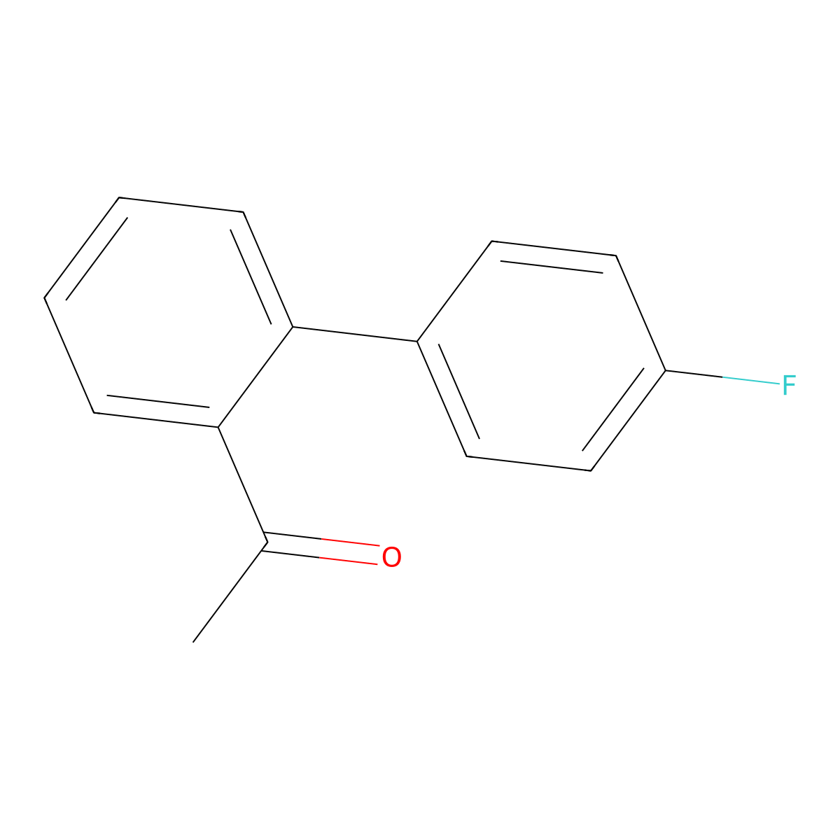 1-(4'-Fluoro[1,1'-biphenyl]-2-yl)ethanone molecular structure, CAS 552885-75-3
