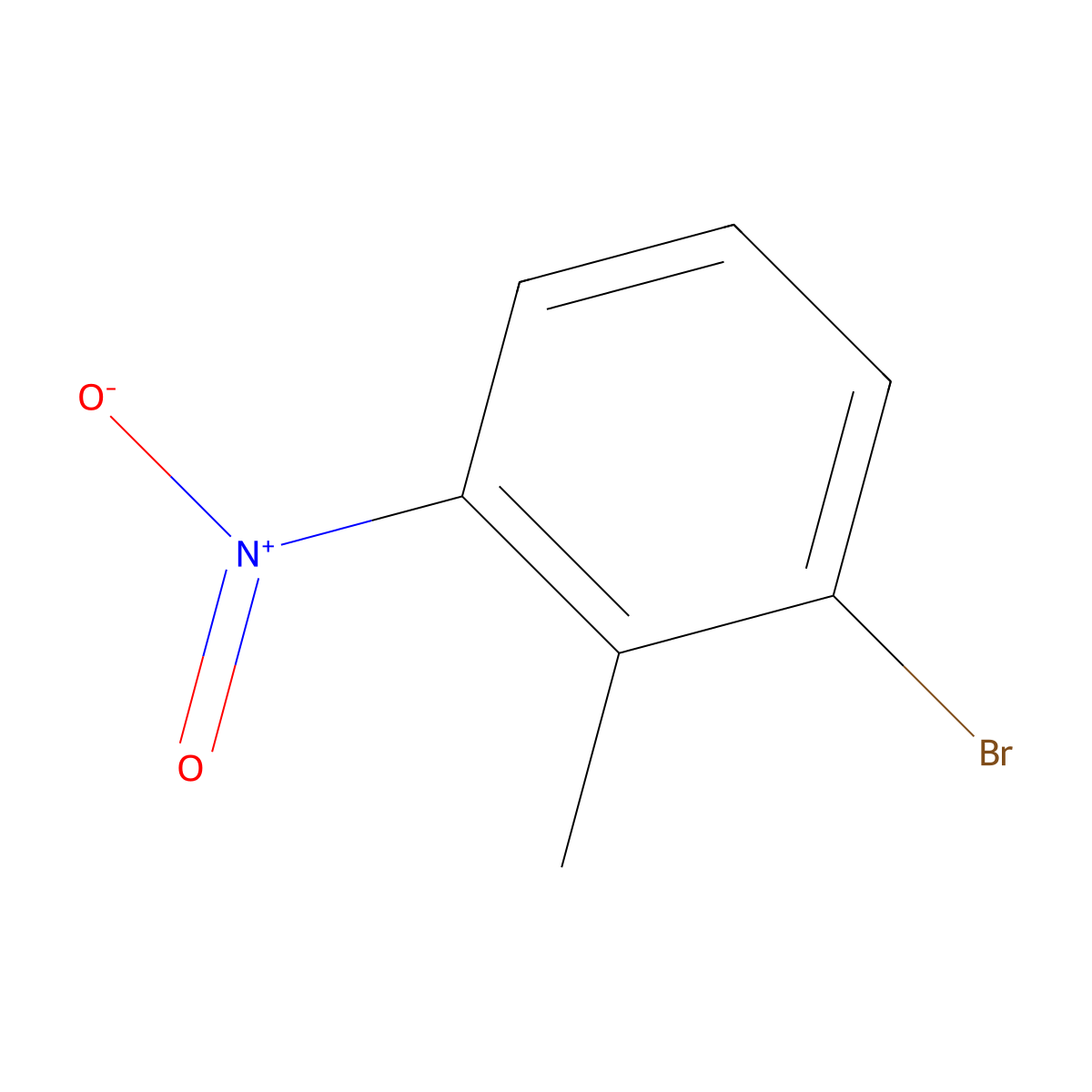 2-Bromo-6-nitrotoluene molecular structure, CAS 55289-35-5