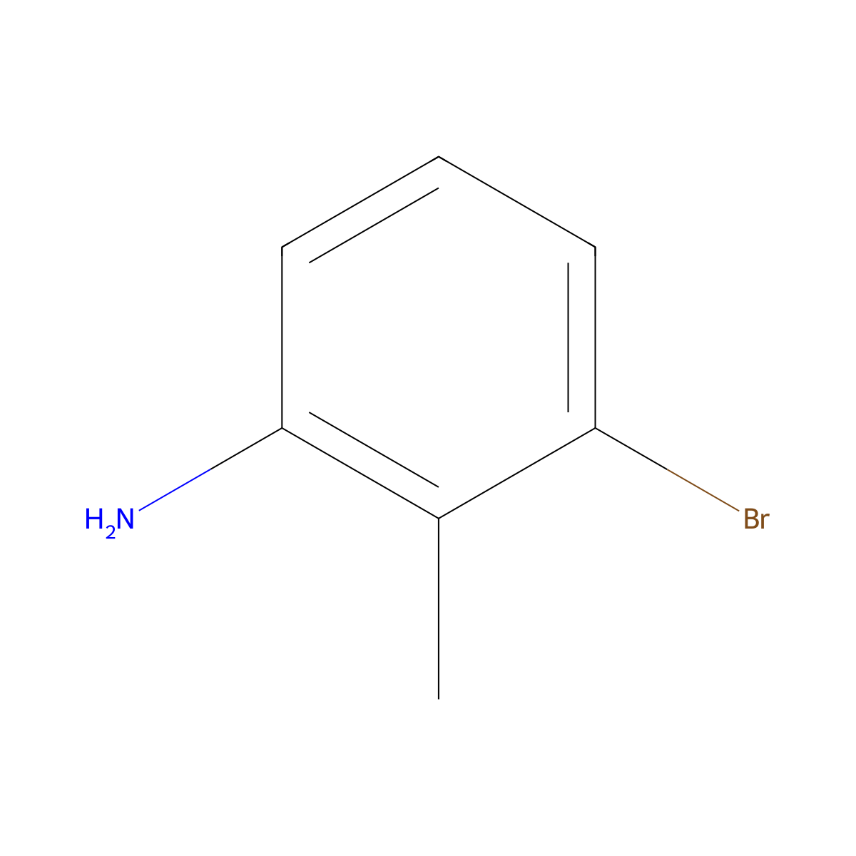 3-Bromo-o-toluidine molecular structure, CAS 55289-36-6