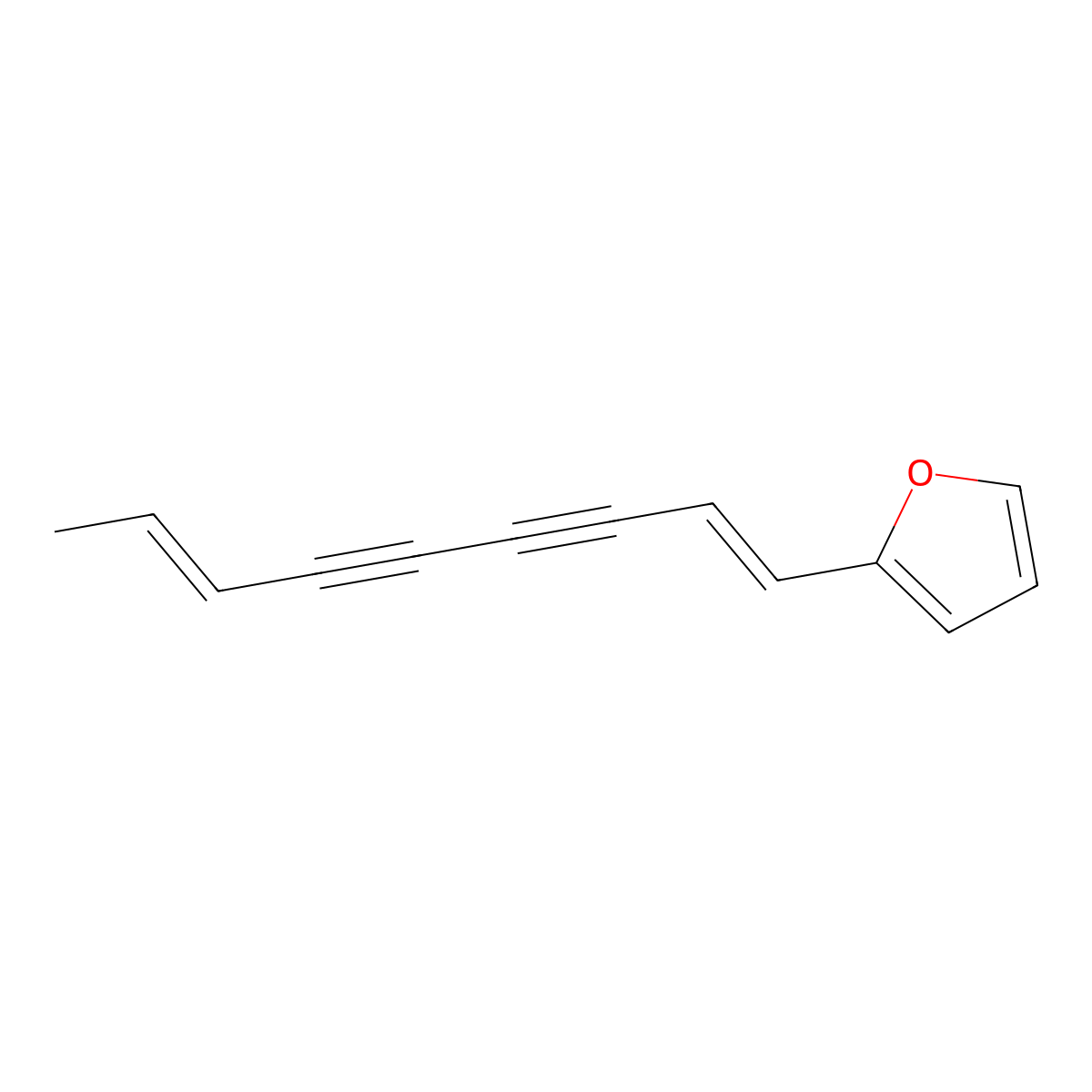 Atractylodin molecular structure, CAS 55290-63-6