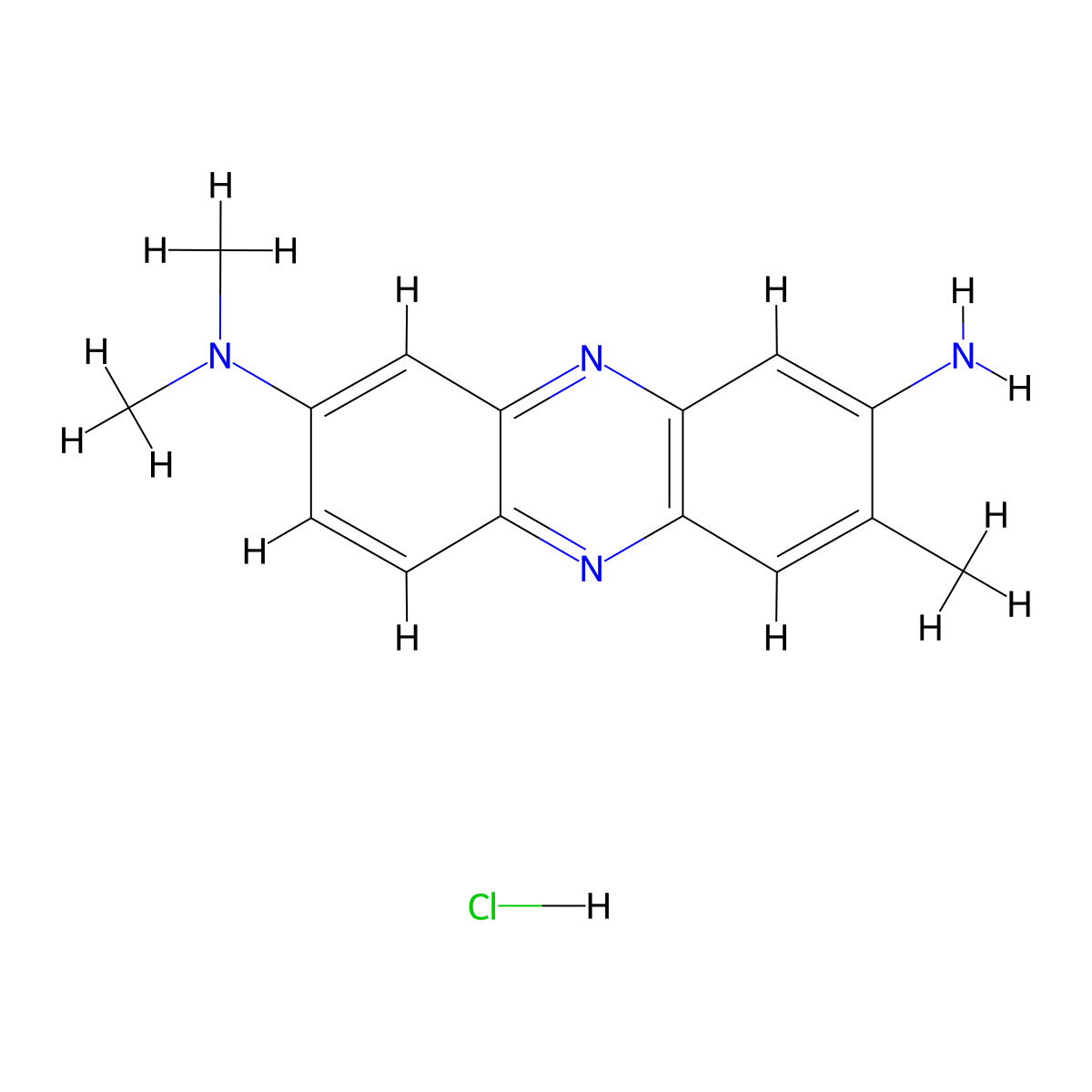 Neutral Red molecular structure, CAS 553-24-2