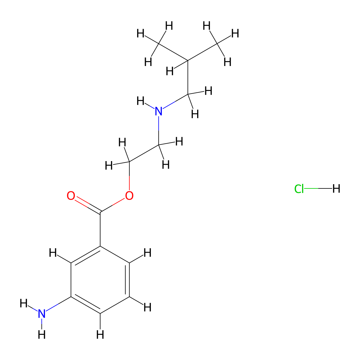 Metabutethamine Hydrochloride molecular structure, CAS 553-58-2
