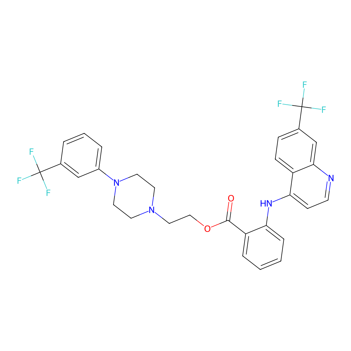 Antrafenine molecular structure, CAS 55300-29-3