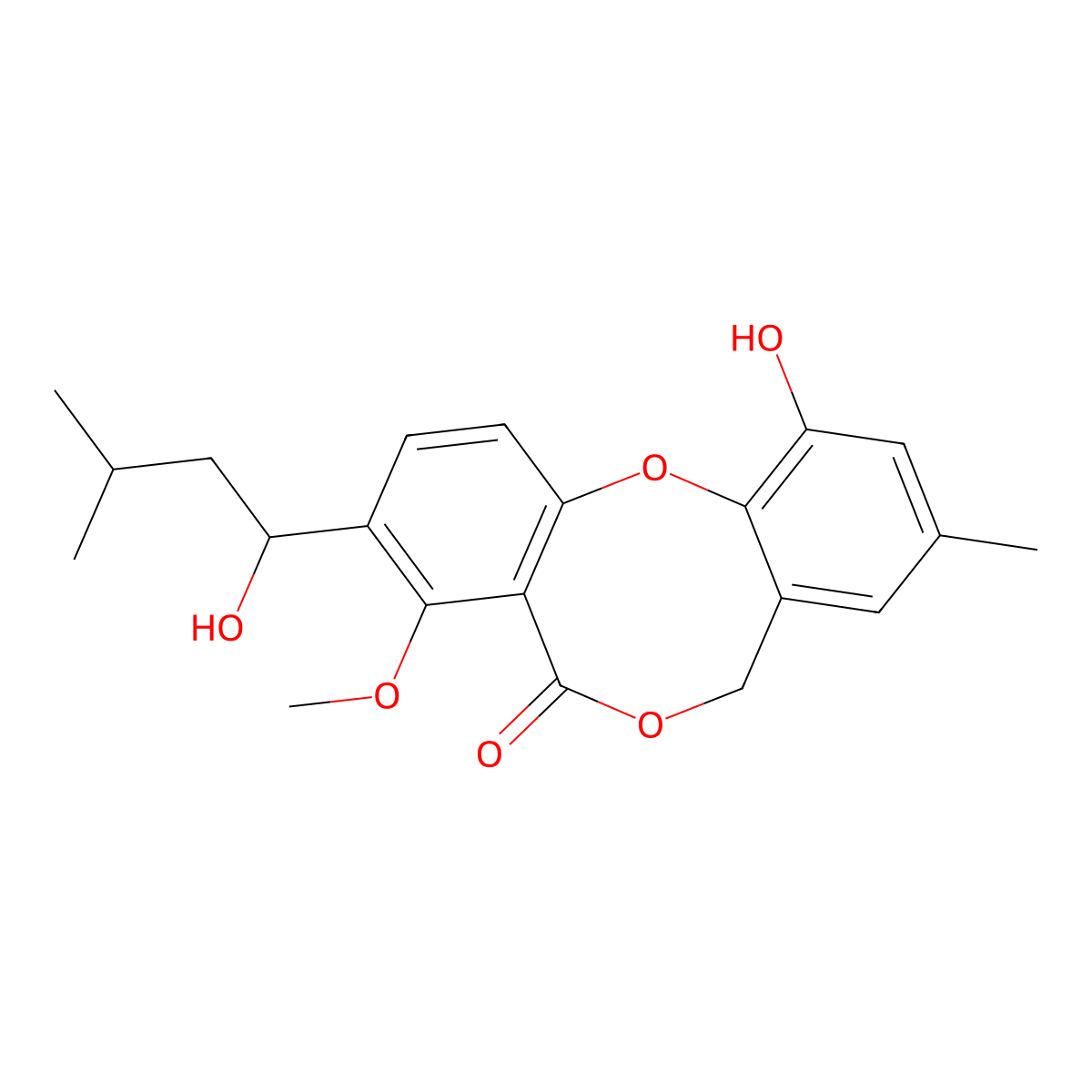 Vermixocin A molecular structure, CAS 55303-92-9