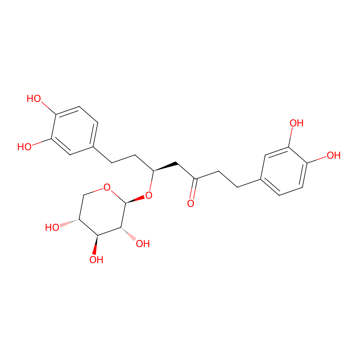 Oregonin molecular structure, CAS 55303-93-0
