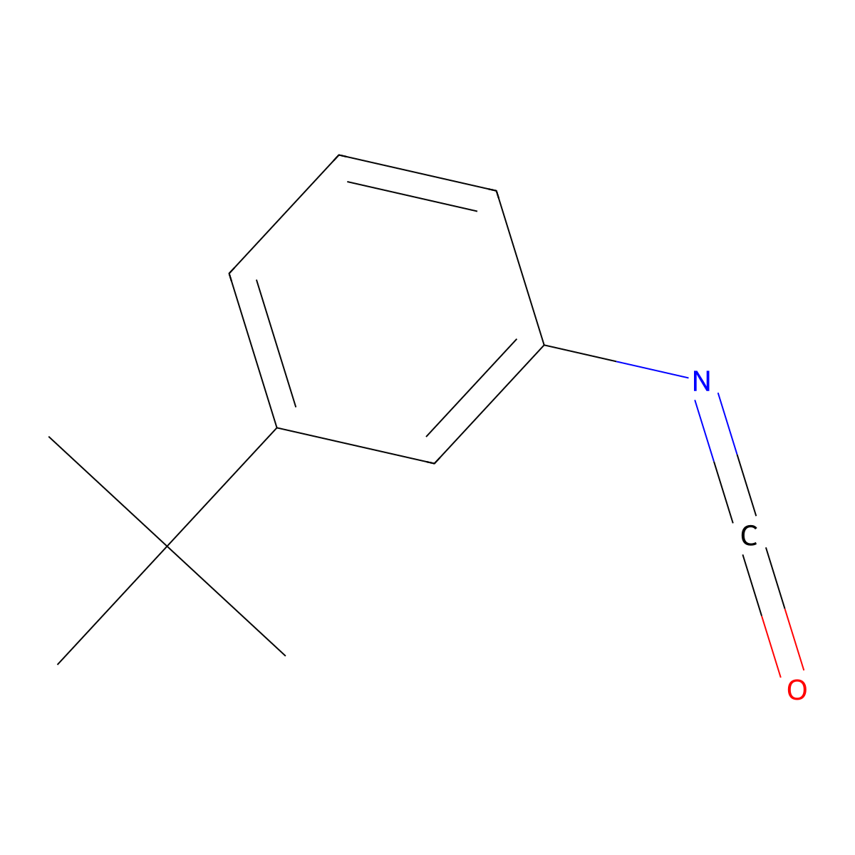 1-tert-Butyl-3-isocyanatobenzene molecular structure, CAS 55304-16-0