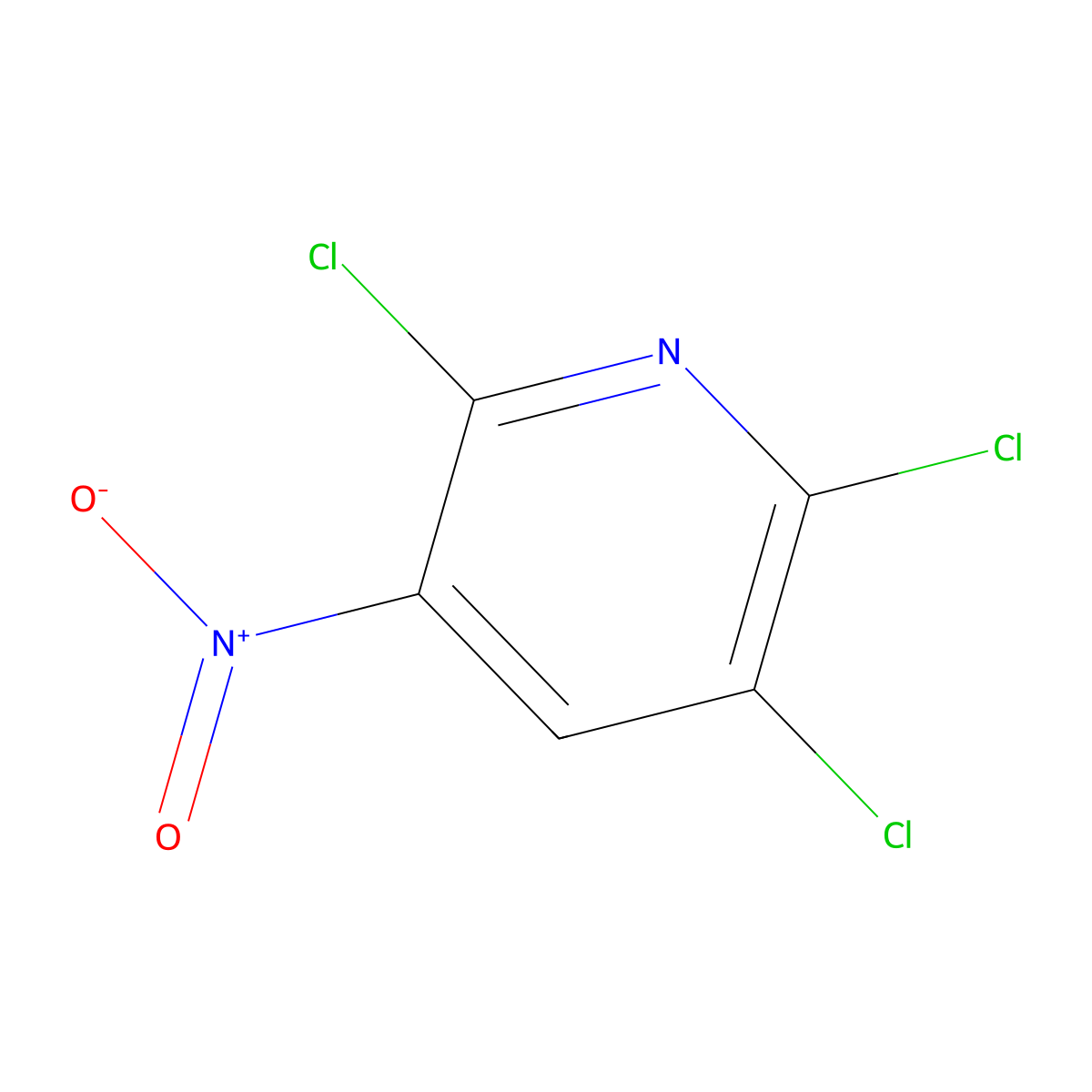 2,3,6-Trichloro-5-nitropyridine molecular structure, CAS 55304-72-8