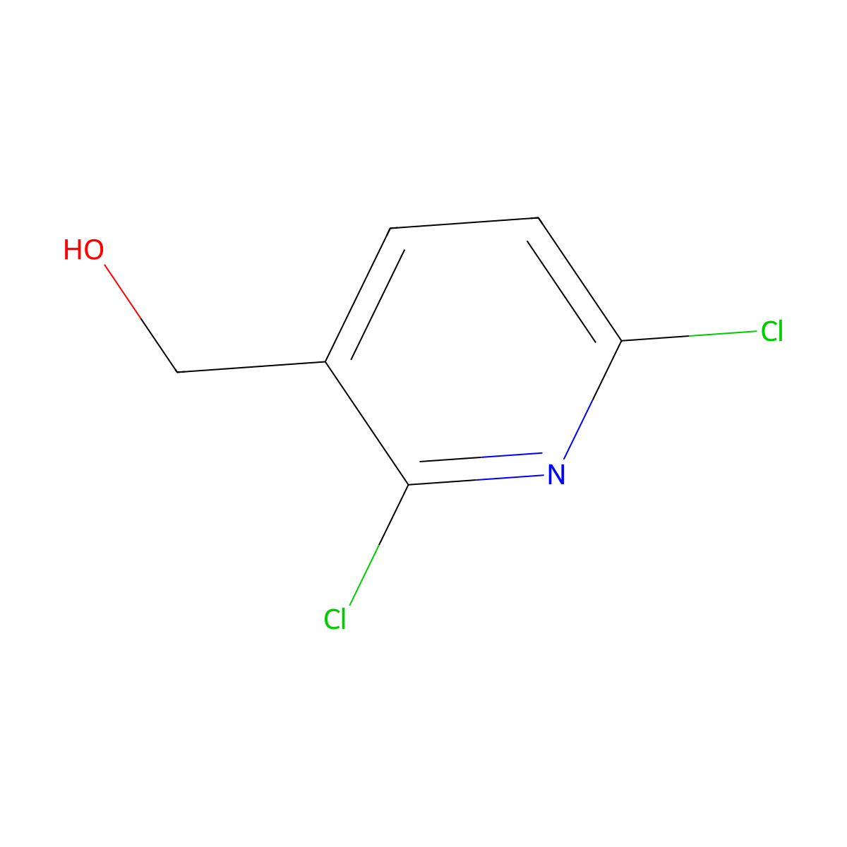 (2,6-Dichloropyridin-3-yl)methanol molecular structure, CAS 55304-90-0