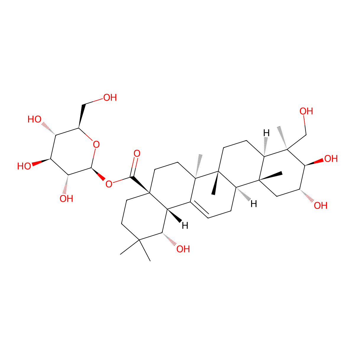 Sericoside molecular structure, CAS 55306-04-2