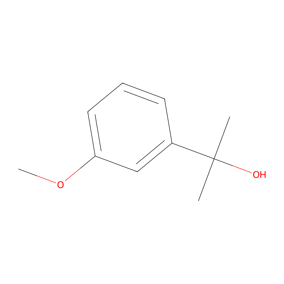 2-(3-Methoxyphenyl)-2-propanol molecular structure, CAS 55311-42-7