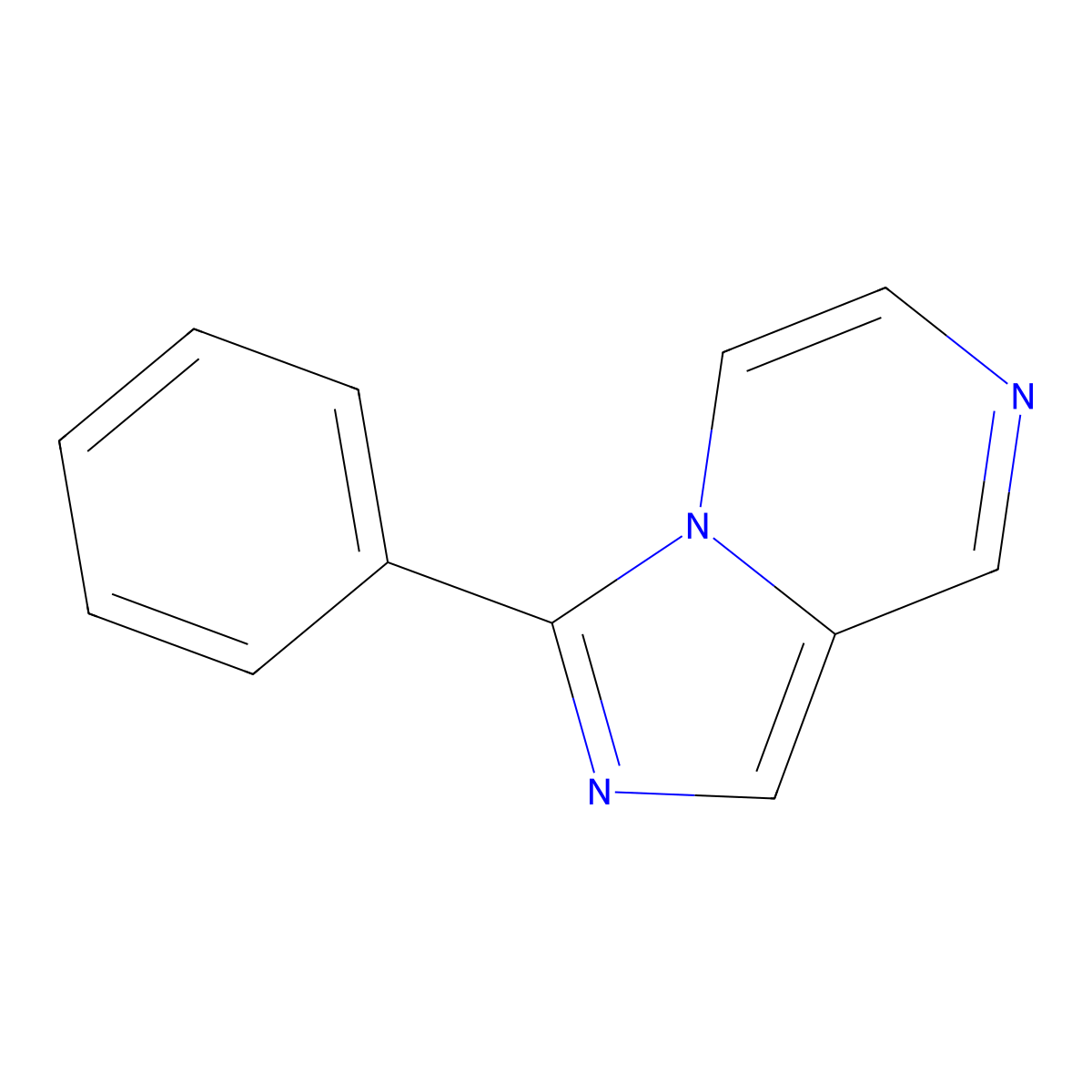 3-Phenylimidazo[1,5-a]pyrazine molecular structure, CAS 55316-37-5