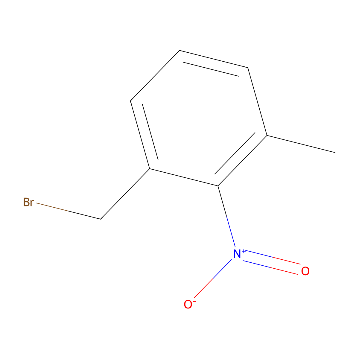 1-(Bromomethyl)-3-methyl-2-nitrobenzene molecular structure, CAS 55324-02-2