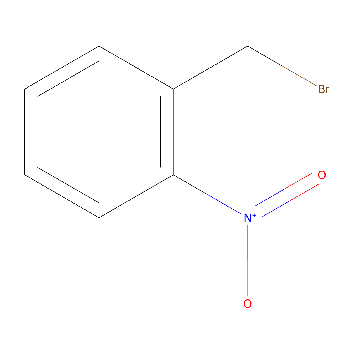 1-(Bromomethyl)-3-methyl-2-nitrobenzene molecular structure, CAS 55324-02-2