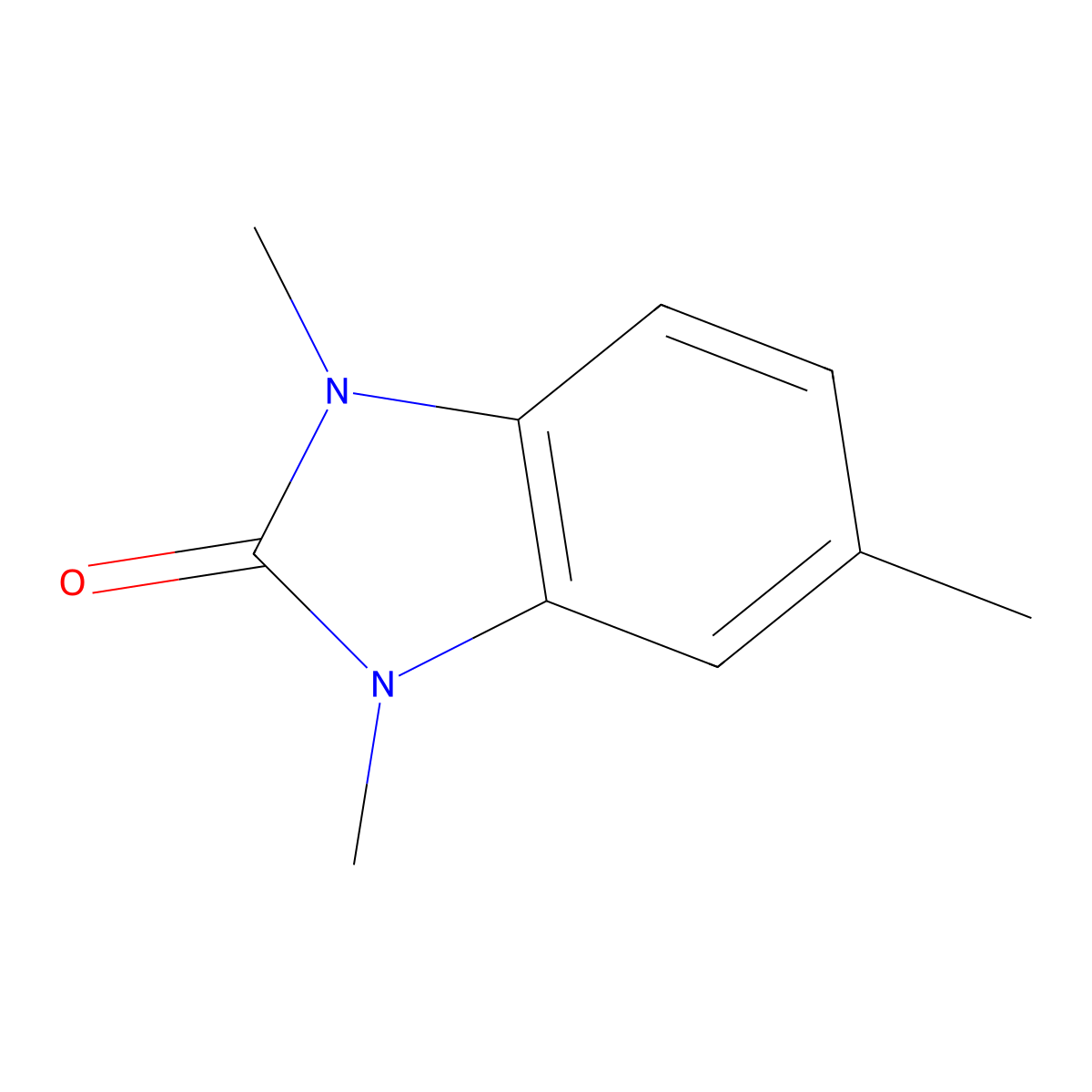 1,3,5-Trimethyl-1,3-dihydro-2H-benzimidazol-2-one molecular structure, CAS 55327-67-8