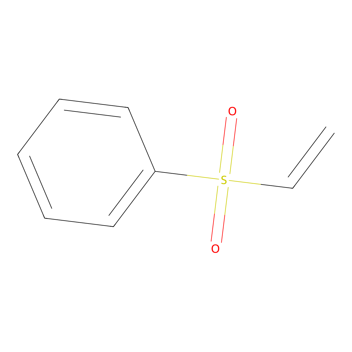 Phenyl vinyl sulfone molecular structure, CAS 5535-48-8