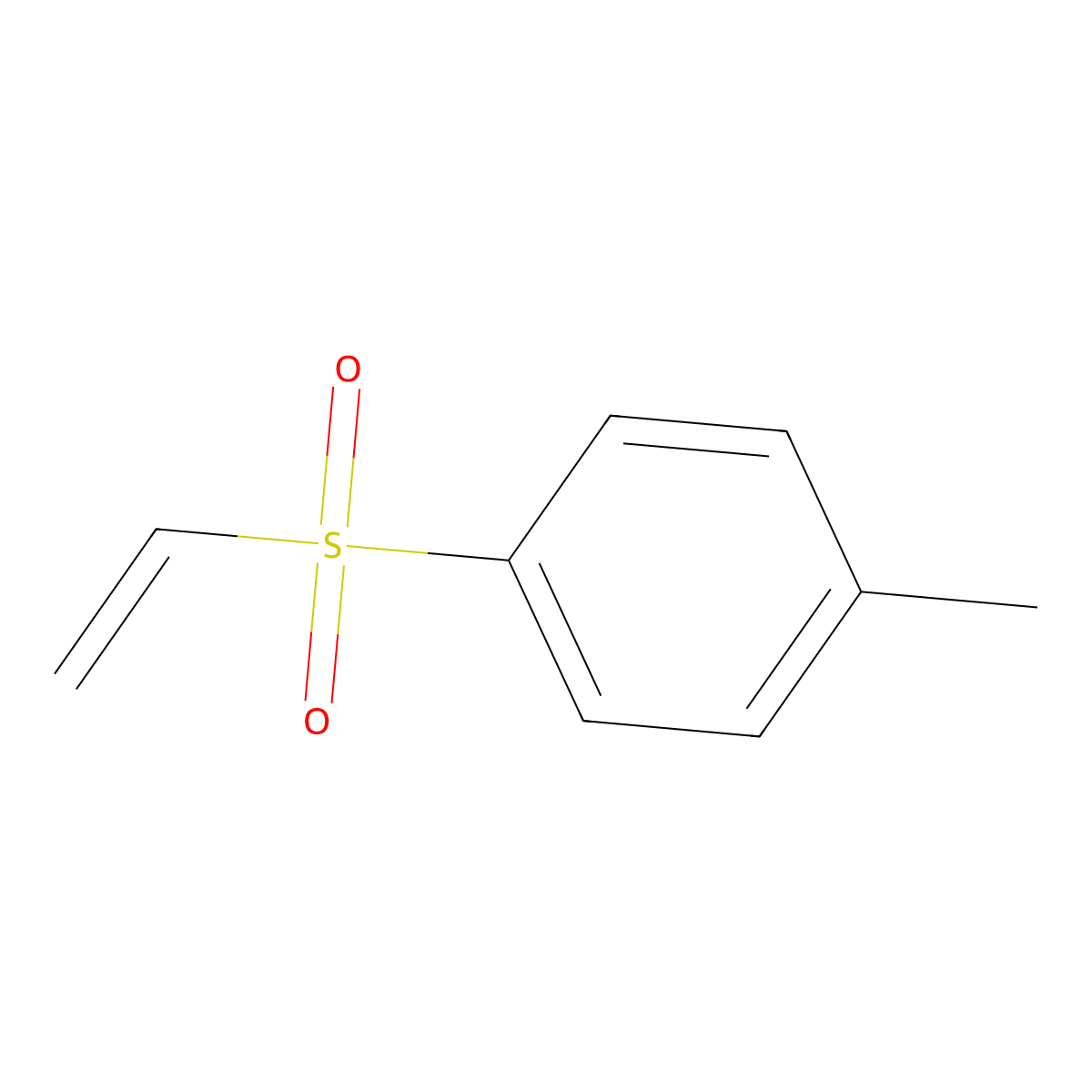 P-Tolyl vinyl sulfone molecular structure, CAS 5535-52-4