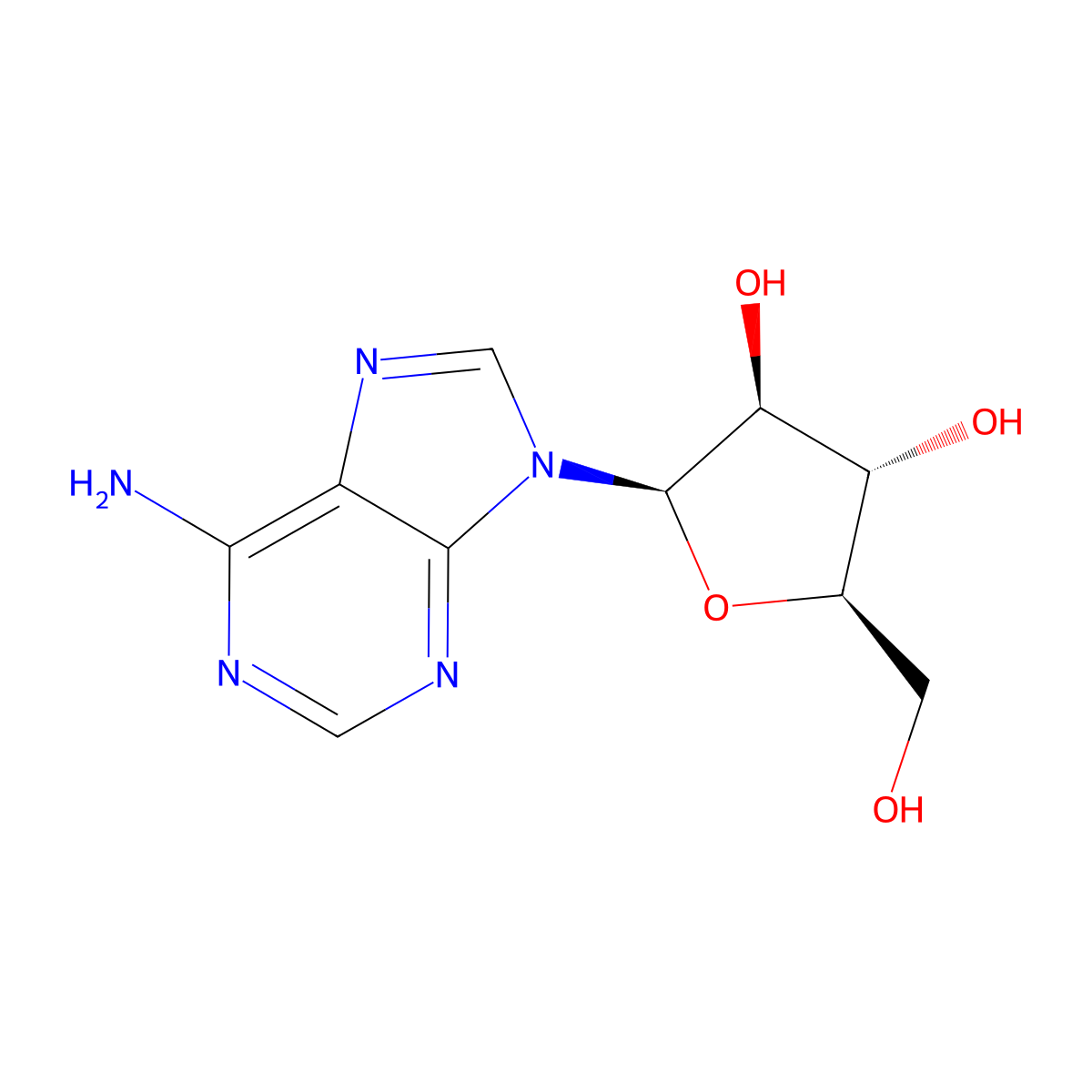 Vidarabine molecular structure, CAS 5536-17-4