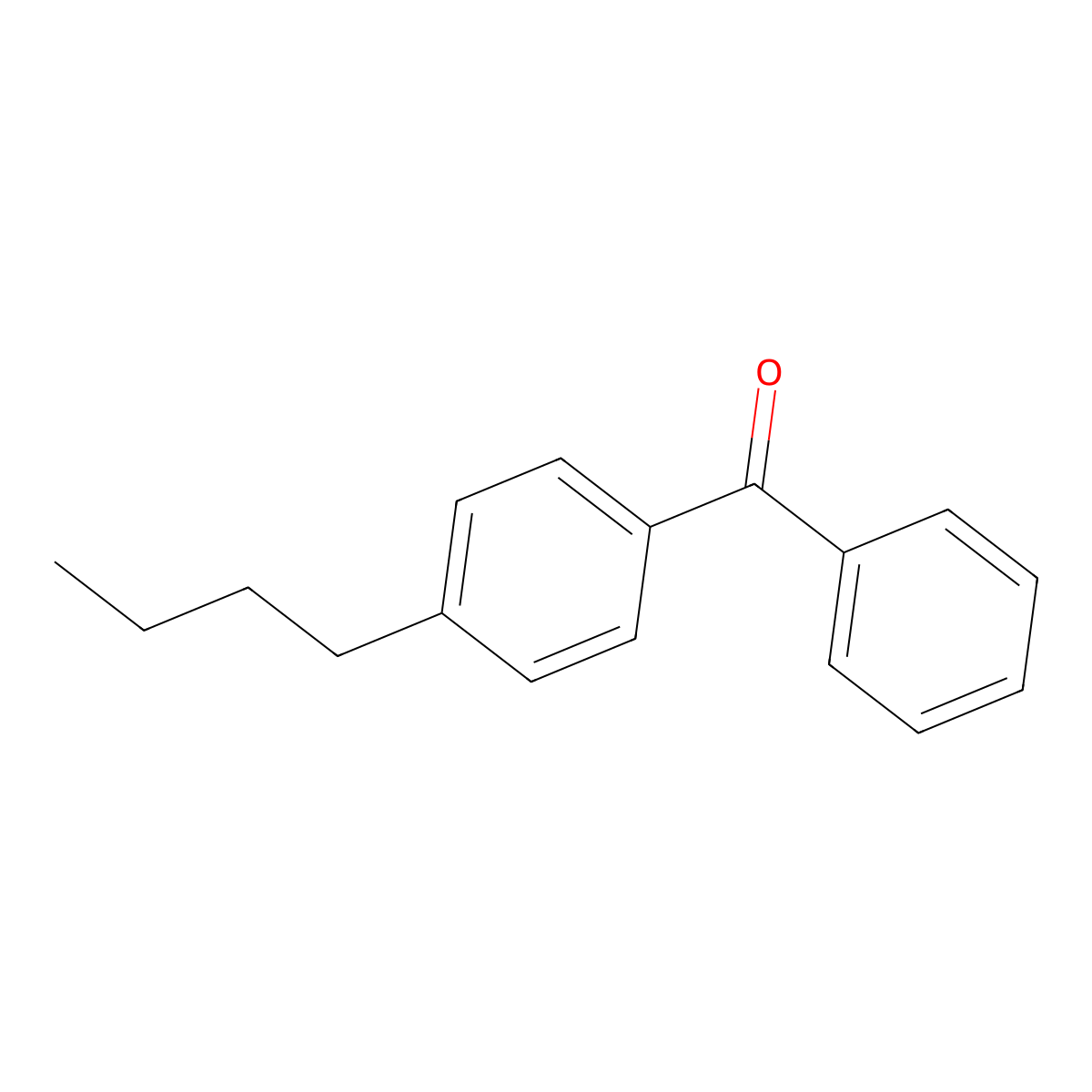 (4-Butylphenyl)(phenyl)methanone molecular structure, CAS 55363-57-0