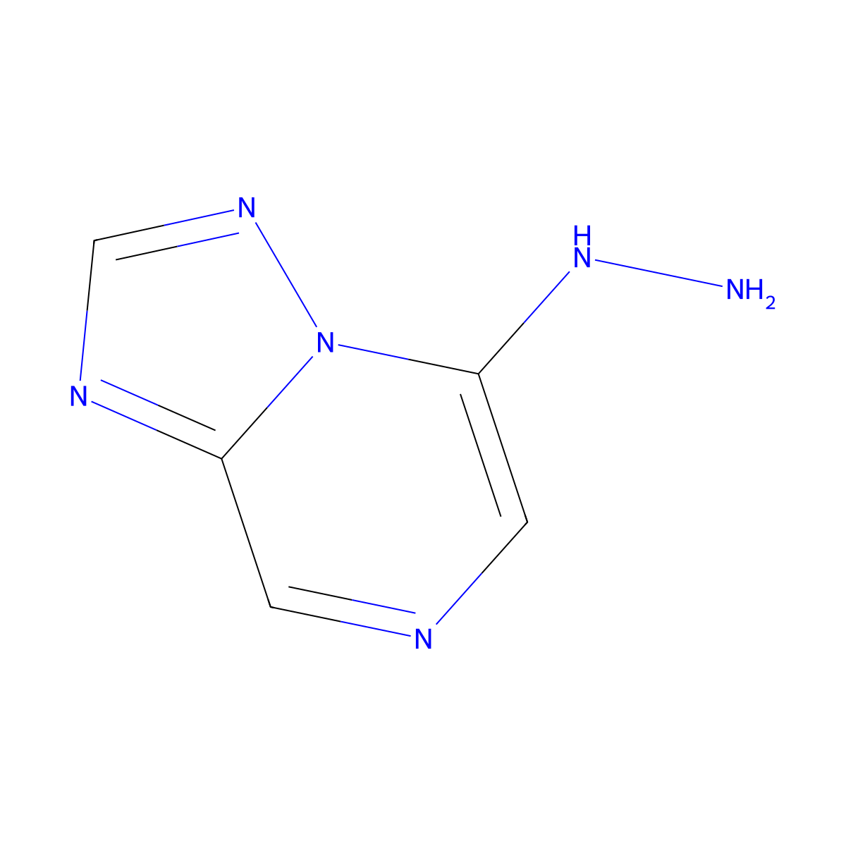 5-Hydrazinyl-[1,2,4]triazolo[1,5-a]pyrazine molecular structure, CAS 55366-13-7