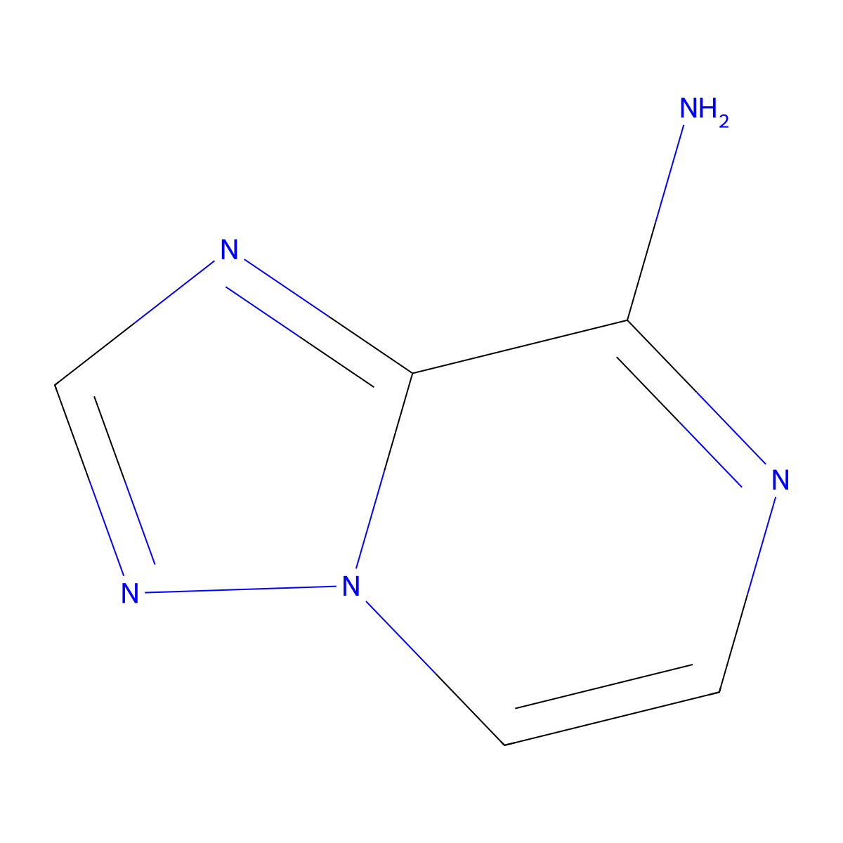 [1,2,4]Triazolo[1,5-a]pyrazin-8-amine molecular structure, CAS 55366-18-2