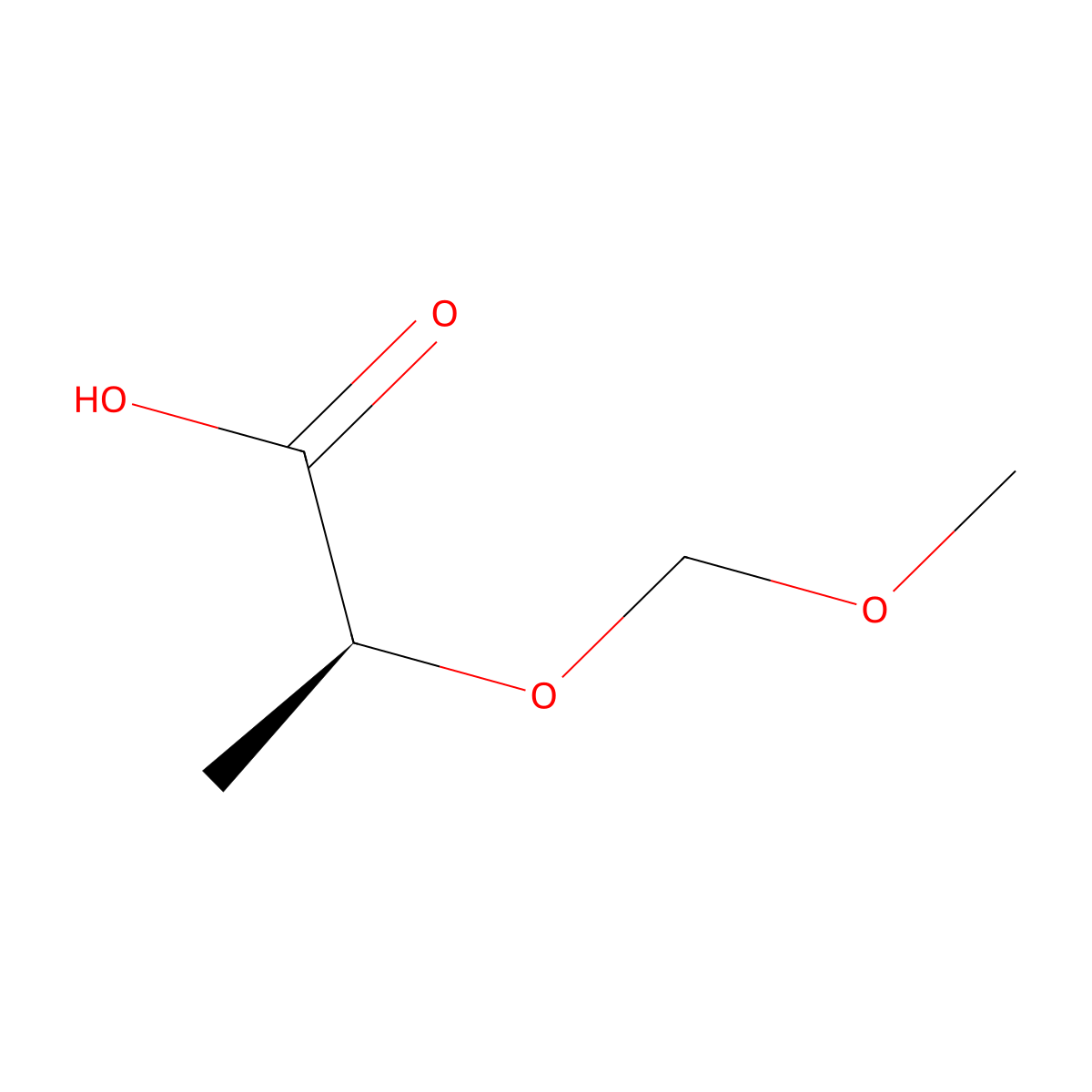 (2S)-2-(methoxymethoxy)propanoic acid molecular structure, CAS 553667-06-4