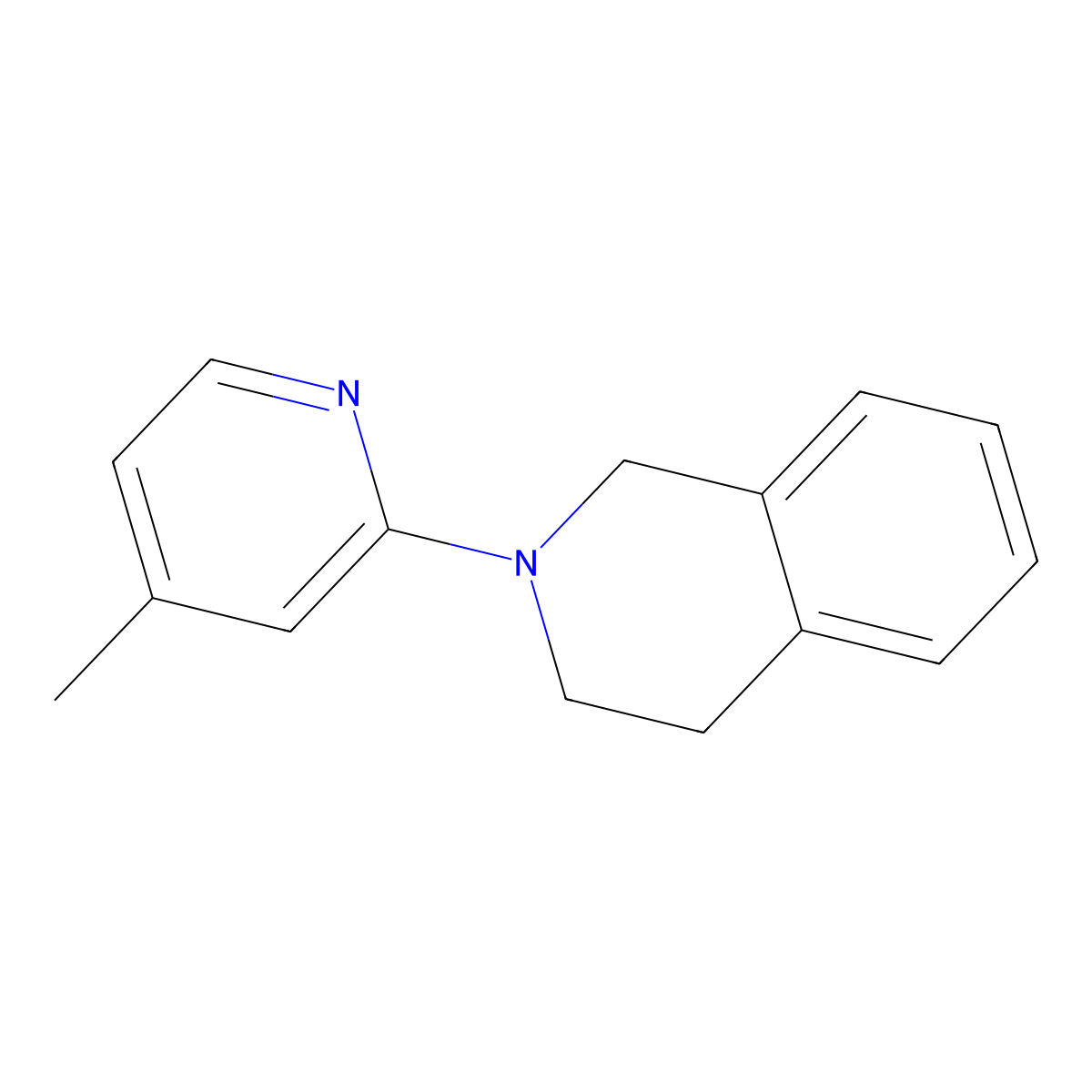 2-(4-Methylpyridin-2-yl)-1,2,3,4-tetrahydroisoquinoline molecular structure, CAS 553679-56-4