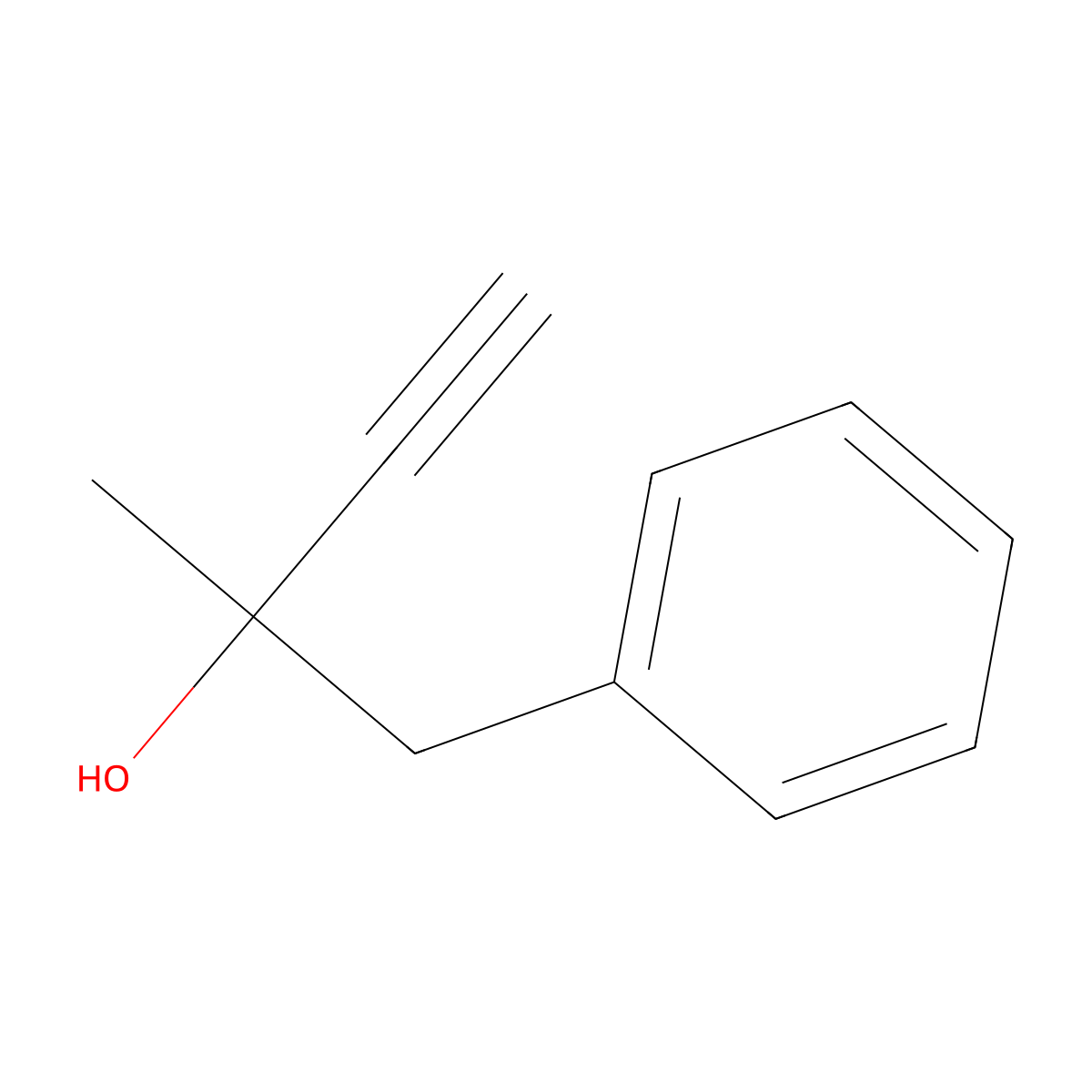 2-Methyl-1-phenylbut-3-yn-2-ol molecular structure, CAS 55373-74-5