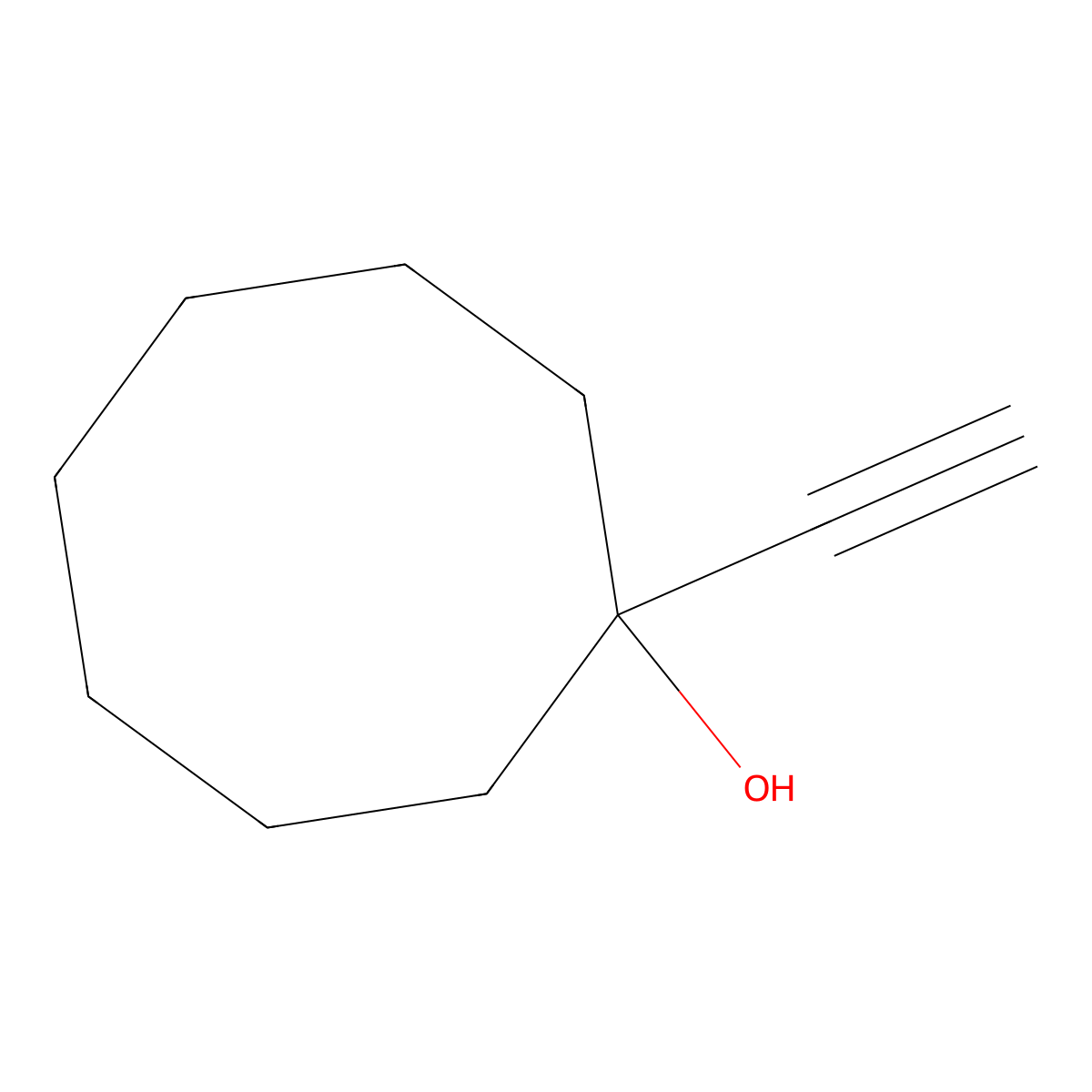Cyclooctanol, 1-ethynyl- molecular structure, CAS 55373-76-7