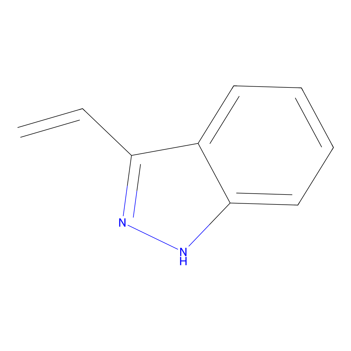 3-ethenyl-1H-indazole molecular structure, CAS 55379-63-0