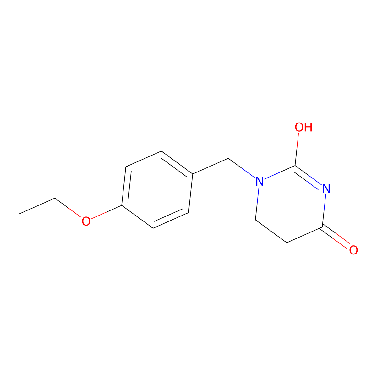 1-((4-Ethoxyphenyl)methyl)dihydro-2,4(1H,3H)-pyrimidinedione molecular structure, CAS 55383-99-8