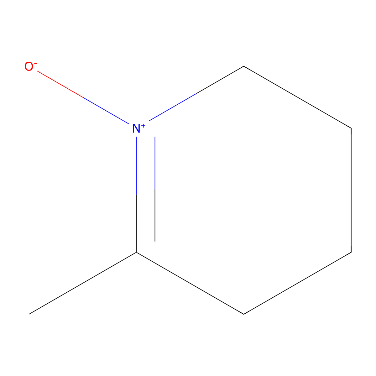 6-Methyl-1-oxo-2,3,4,5-tetrahydro-1lambda~5~-pyridine molecular structure, CAS 55386-67-9