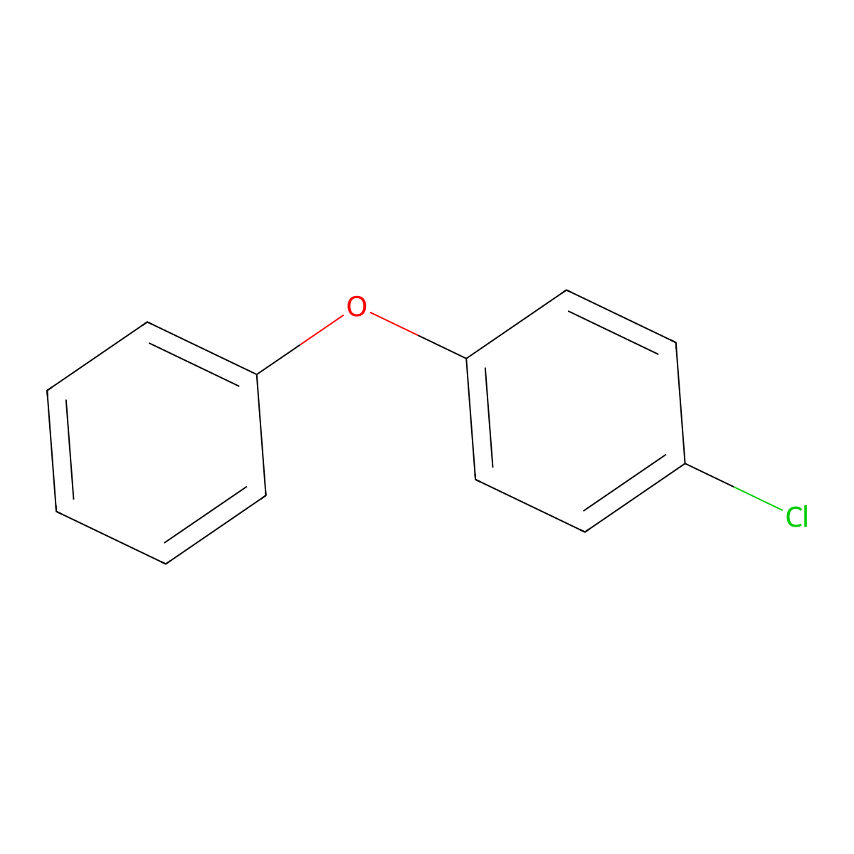4-Chlorophenyl phenyl ether molecular structure, CAS 55398-86-2