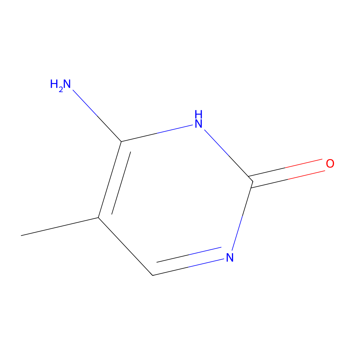 5-Methylcytosine molecular structure, CAS 554-01-8