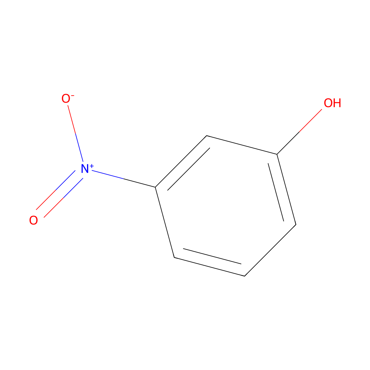 3-Nitrophenol molecular structure, CAS 554-84-7