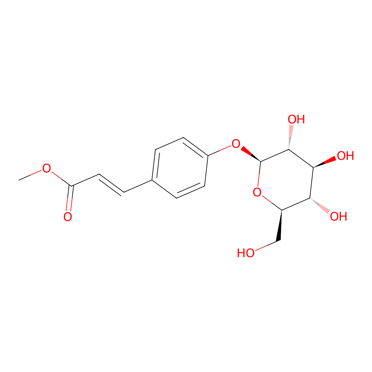Linocinnamarin molecular structure, CAS 554-87-0