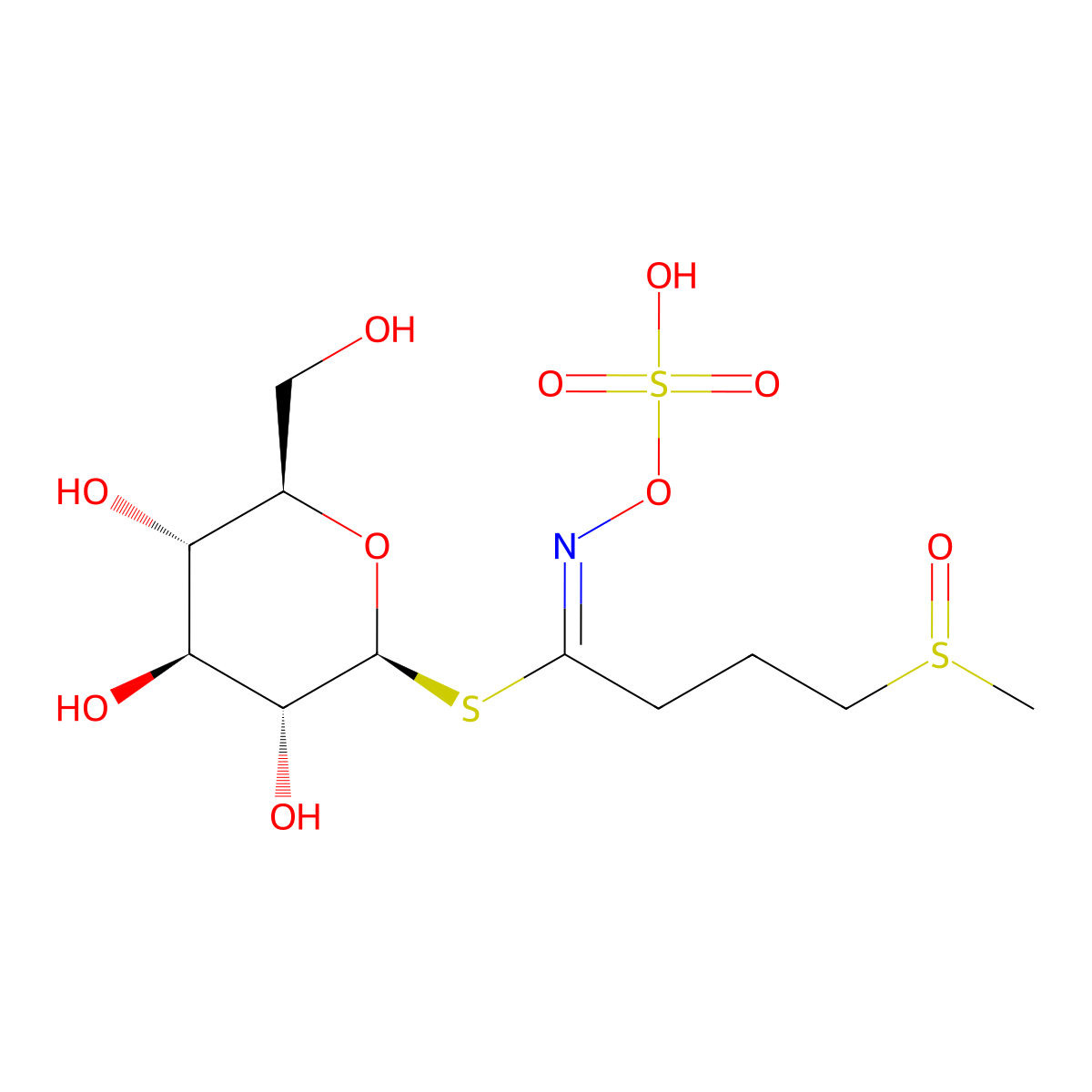 Glucoiberin molecular structure, CAS 554-88-1