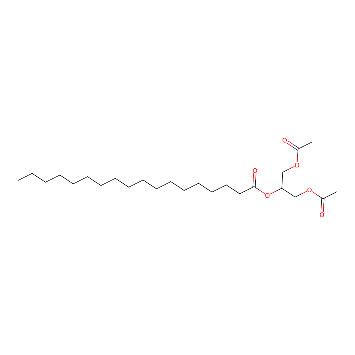 1,3-Diaceto-2-stearin molecular structure, CAS 55401-62-2