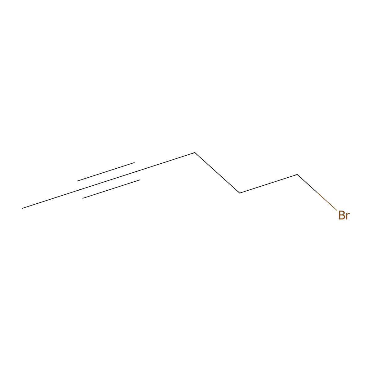 6-Bromohex-2-yne molecular structure, CAS 55402-12-5