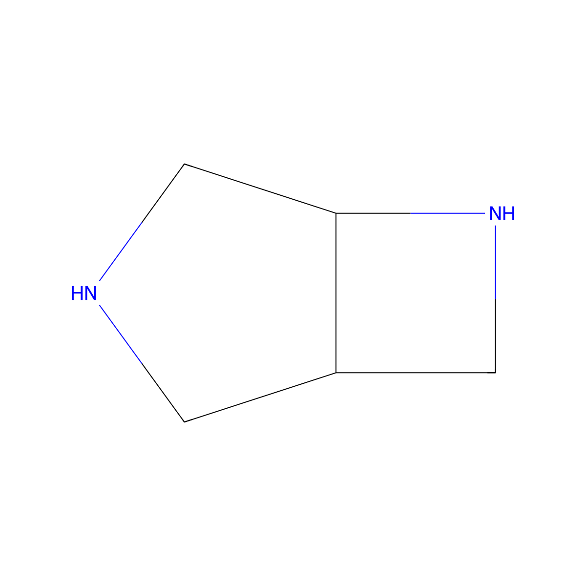 3,6-Diazabicyclo[3.2.0]heptane molecular structure, CAS 55402-83-0