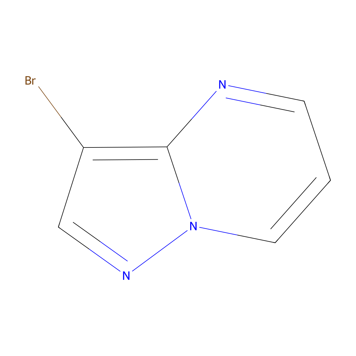 3-Bromopyrazolo(1,5-a)pyrimidine molecular structure, CAS 55405-67-9