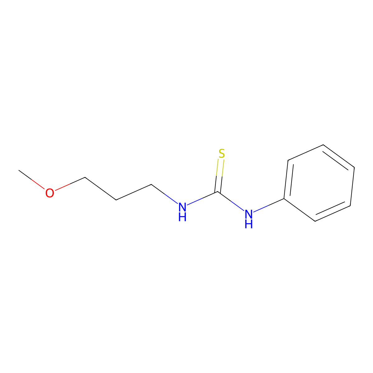 1-(3-Methoxypropyl)-3-phenylthiourea molecular structure, CAS 55409-87-5