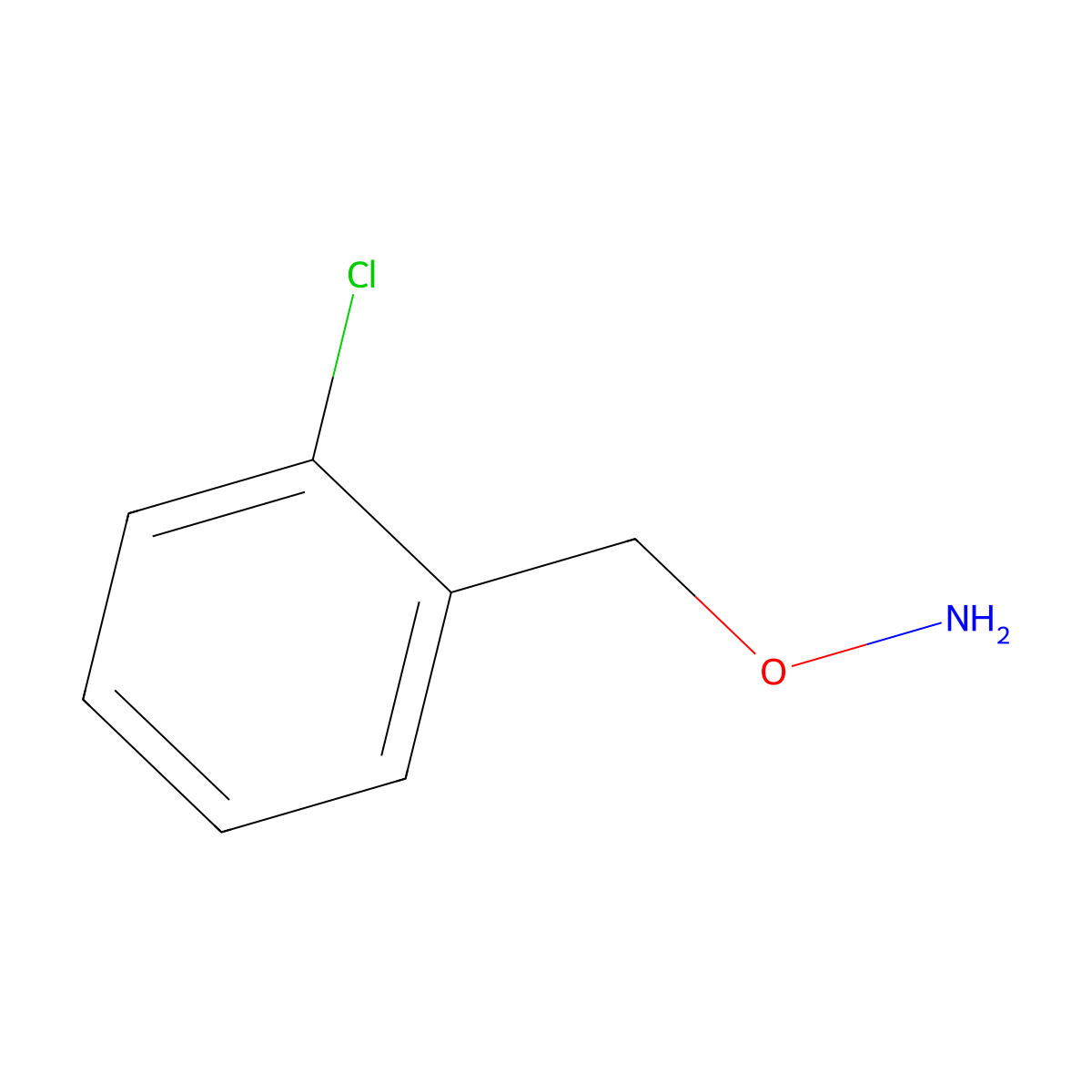 O-(2-Chlorobenzyl)hydroxylamine molecular structure, CAS 55418-30-9