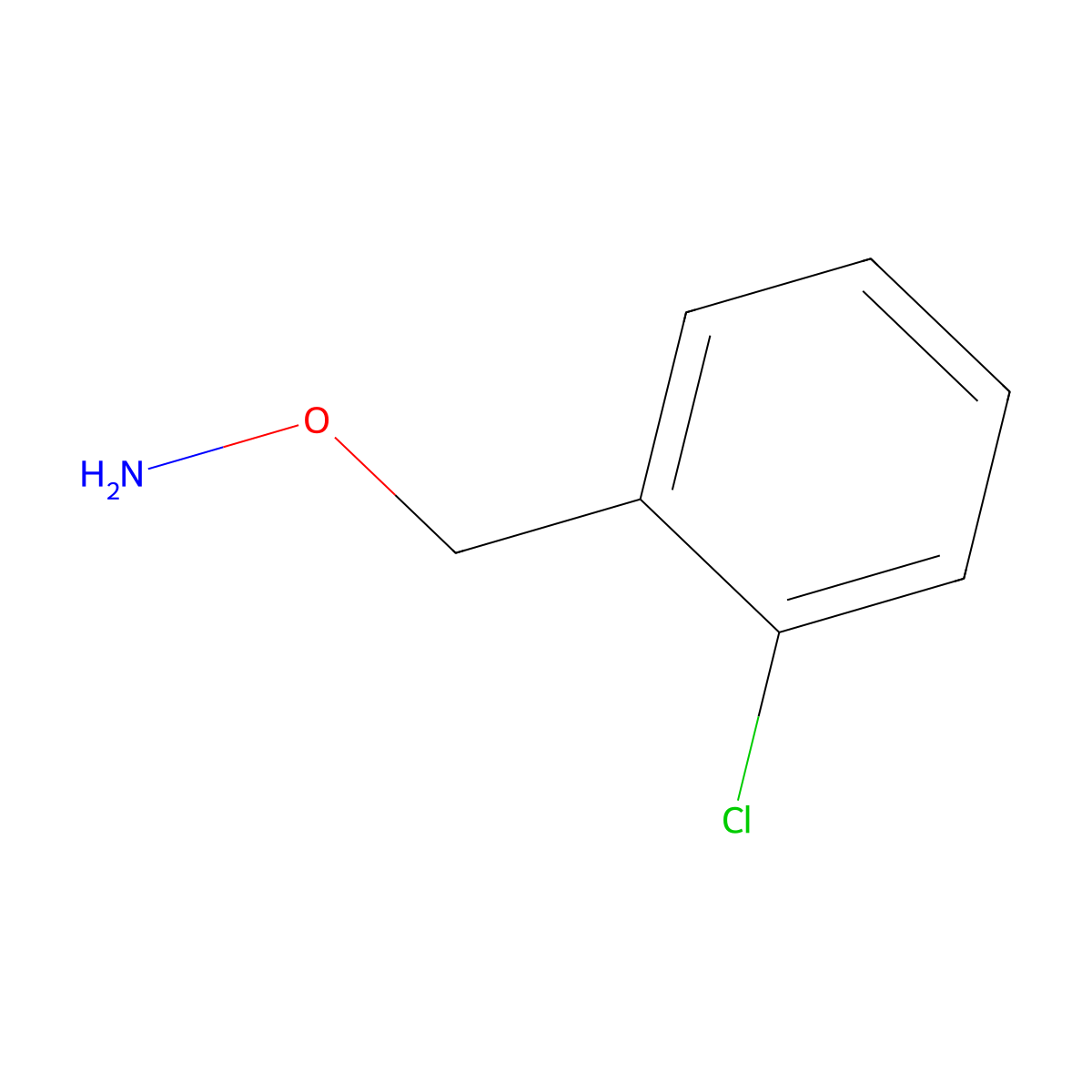 O-(2-Chlorobenzyl)hydroxylamine molecular structure, CAS 55418-30-9