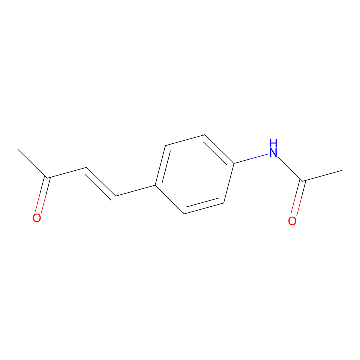 4'-(3-Oxo-1-butenyl)acetanilide molecular structure, CAS 55420-72-9