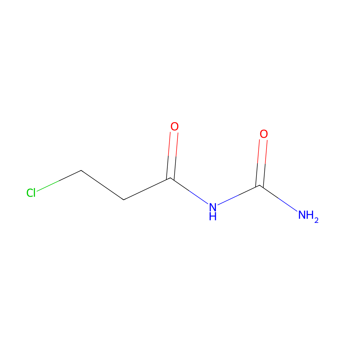 (3-Chloropropanoyl)urea molecular structure, CAS 5544-35-4