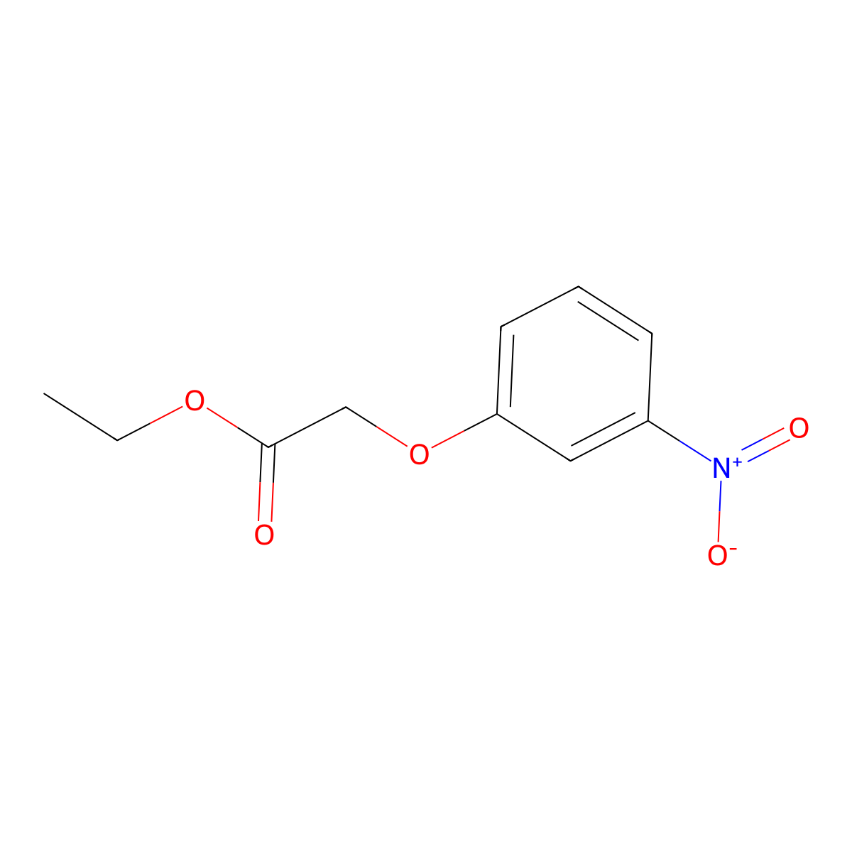 Ethyl 2-(3-nitrophenoxy)acetate molecular structure, CAS 5544-77-4